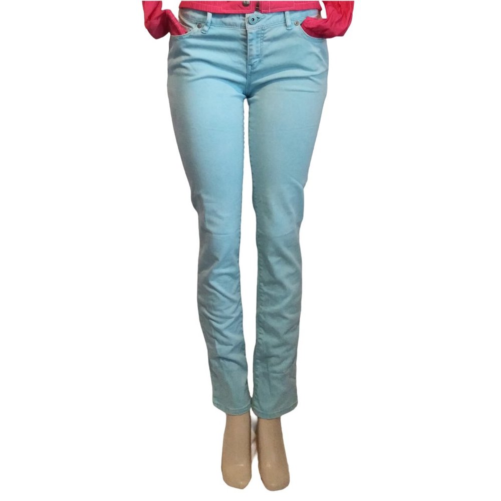 Aeropostale Mint Green Skinny Jeans Size 9/10